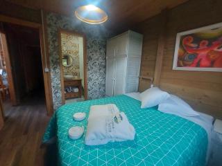 Chalé com banheira de hidromassagem e mesa de sinuca - 2