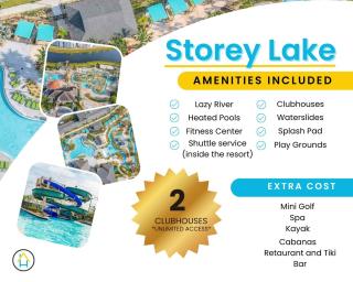 Terrific Thematic Lakeview 2B with 2 Clubhouses - Kissimmee - 5