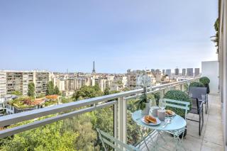 101 Penthouse Royal à Paris avec Vue Imprenable sur la Tour Eiffel - Parijs - 4