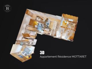 Bel appartement moderne à Méribel Mottaret avec terrasse - 6 pers - FR-1-613-118 - Les Allues - 5