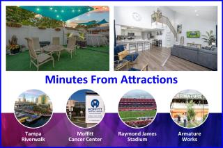 Tampa Long Stay- POOL-Wifi-Moffitt-Relocation-Raymond J Stadium-CENTRAL LOCATION-Riverwalk-ALL NEW-St Joe Hospital - Tampa - 6