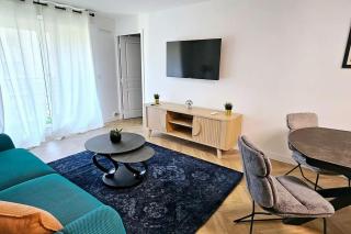 L'élégant 3p, 2ch, 2sdb, clim, wifi gratuit, parking privé - Cannes - 1