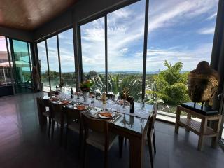 Phuket 4-Bedrooms Seaview Private Villa 1224m2 XXL Luxury Infinity Pool - 3