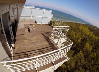 Wohnung mit Panoramaverglasung und Meerblick - Dziwnówek - 9