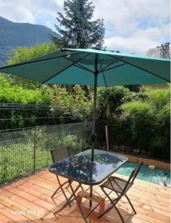 studio cabine avec véranda et terrasse - 2