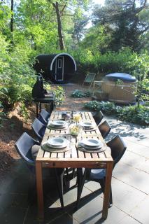 Mooi 4p Wellness chalet in het Bos met finse Sauna en Hottub - Diever - 8