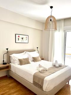 CK Athens Fine Stay -Neos Kosmos- Modern Apartment Opposite Metro - Access to Rooftop Lounge with Acropolis Views - Athens - 8