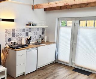 Modernes 1-Zimmer-Apartment mit Galerie-Schlafkoje im skandinavischen Stil - Ostenfeld - 7