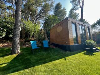 Charmant studio Lodge climatisé avec jardin et Vue sur le Pic Saint Loup - 7