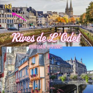 Les rives de l'odet, vue rivière - Quimper - 0