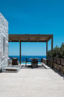 Elegant Kythnos Villa Villa Orangerie 4 Bedrooms Private Terrace With Infinity Pool Captivating Sea Views Bbq Close To Beach , - Agios Dimitrios - 8