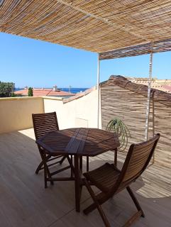 Penthouse 2 pièces avec terrasse vue mer à 150 m de la plage - 5