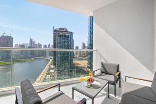 Livin' Holidays - Luxury studio with Bay view - Dubai - 6
