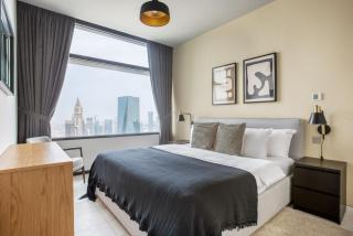 Blueground Index Tower city view pool elev DXB-1280 - Dubai - 1
