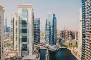 Blueground JLT balcony roof pool gym sauna DXB-1558 - 6