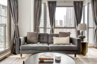 Blueground Burj Residences BK view pool gym DXB-1131 - 9