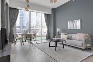Blueground 5242 Tower elevator pool DXB-979 - Dubai - 0