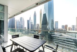 Blueground DIFC balcony pool gym DXB-715 - 6