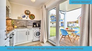 Küstenkojen BLAUE LAGUNE - FeWo 1-5 Pers mit 2 Schlafzimmern, Terrasse und SAUNA - Büsum - 3