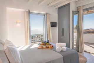 Splendid Mykonos Villa Villa Agape 5 Bedrooms Private Pool With Stunning Sea Views Outdoor Lounge Dining Area Hot Tub Kalafatis - 6