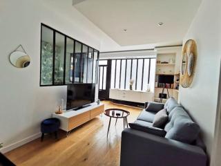 Appartement rénové une chambre avec espace de travail - Suresnes - 5