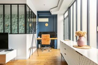 Appartement rénové une chambre avec espace de travail - 2