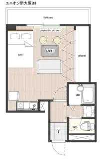 BIG SALE 新大阪駅近く B3 Guest House ユニオン新大阪,リーズナブルで長期滞在にも最適 - 3