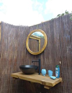 Studio with pool garden and open roof bathroom - Lajares - 1