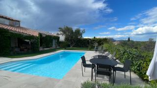 Belle villa calme, piscine, 4 chambres climatisées à 8km de Montpellier classée meublé de tourisme 4 étoiles - Saint-Gély-du-Fesc - 5