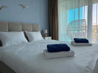 4SUMMER Kołobrzeg Apartamenty White Blue Sauna & Fitness & Parking 100 metrów do pięknej szerokiej piaszczystej plaży, wspaniały widok z dużego tarasu! 100 Meter zu einem schönen breiten Sandstrand, herrliche Aussicht von einer großen Terrasse! - Colberga - 9