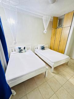 2 bedroom all ensuite located behind Go kart 5 minutes walk to the beach near Severin lodge Neptune beach Cowrie shell - Mombaça - 5