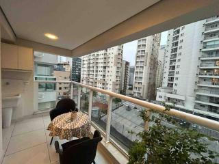 AU48 Encantador Apart com Varanda e Vista Urbana - São Paulo - 1