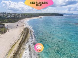 Domaine "Alizé Sainte-Marthe" - Idéal Couple & Famille - Piscine Privée - Clim - Mini Green de Golf - Wifi HD - Calme - 5min St-François Centre - Draps & Serviettes fournies - Saint-François - 4