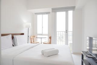 Tranquil Stay Studio with Sea View No Kitchen at Tokyo Riverside PIK 2 Apartment By Travelio - Rawalembang - 9