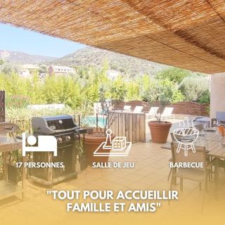 Villa Familiale Surequipée 16p Piscine Babyfoot Billard Boulodrome - 0
