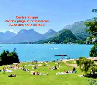 Appart Talloires proche plages et commerces avec salle de jeux - 0