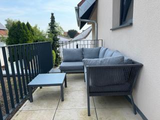 Vyne Apartments - Terrasse - Grill - Privatparkplatz - Venningen - 2