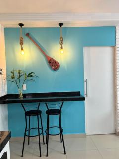 Ohanacaiçara apartamento próximo à praia do Sesc, completo e com Wi-Fi. - Bertioga - 6