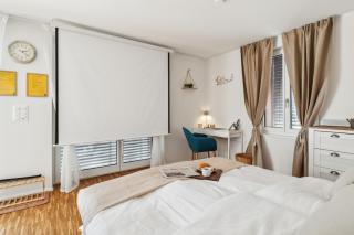 ReMo I Business I Family Apartment I 1-4 Personen - Aare Blick, nahe Altstadt I Beamer - 99" Leinwand I Terrassen Lounge und Parkplatz - 5