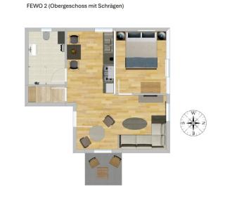 Haus Likedeeler Ferienwohnung 2 - Wangerooge - 1