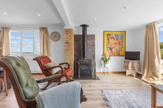 Premium Deal Sanctuary Log Fire Private Garden Sea Views Parking - 4