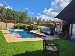 Linda Casa de Campo Nova em condomínio com piscina aquecida - Porangaba - 5