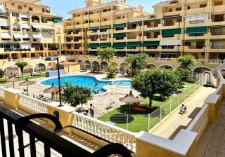 Apartment ZuMiFra with swimming pool, 300 m from the sea, with beautiful sandy beach La Mata - La Mata - 0