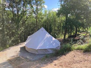 Glamping tent in de rust, met zwembad, badkamer en keuken - Lacapelle-Pinet - 3