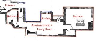 Anastasia Balcescu Apart 4 Self Check in Code from 2PM Kitchen and Bedroom - Boekarest - 8