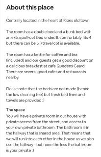 Hyggeligt stort værelse midt i Ribes gamle bydel - 2