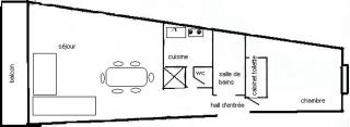 Résidence Le Nanda Devi - 2 Pièces 6 pers - LE NANDA DEVI - PLAGNE CENTRE MAE-8954 - Aime La Plagne - 9