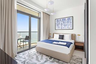 Silkhaus Mid Floor Marina Vista with Private Beach - Dubai - 3