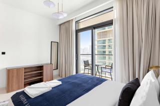 Silkhaus Mid Floor Marina Vista with Private Beach - Dubai - 1