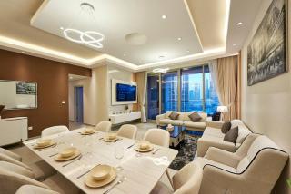 Tick - 4BR Burj Khalifa Fountain Views Forte 1 - Dubai - 0